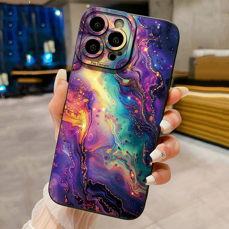 Amber Starry Sky Protective Cover – iPhone