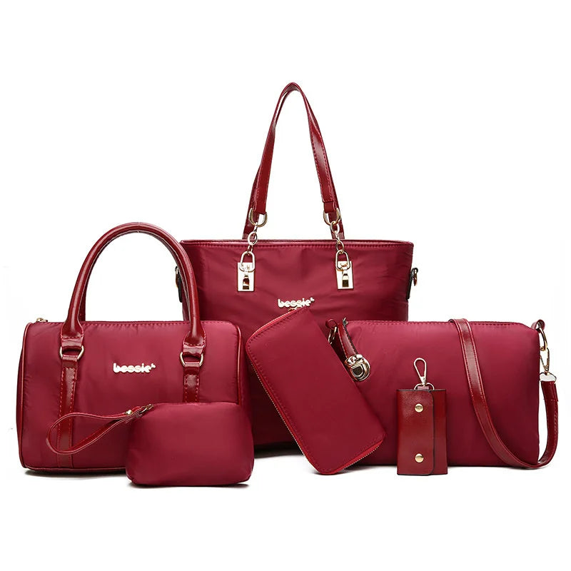 6-Piece Fashion Tote Set