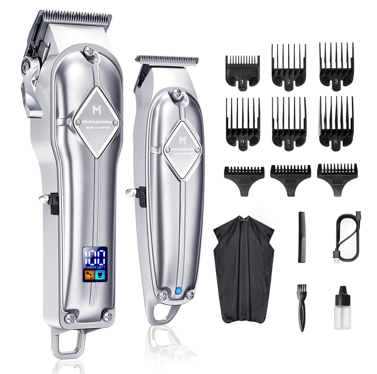 Limural Professional Hair Clippers – Cordless T-Blade Trimmer