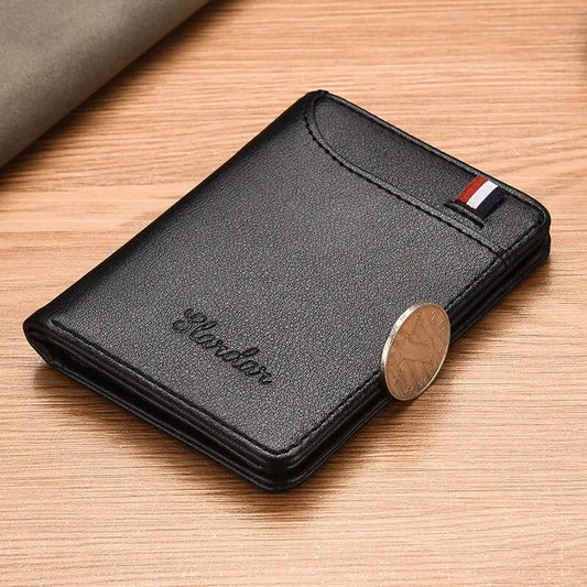 Ultra-Thin Men’s Slim Wallet with Multi Card Holder