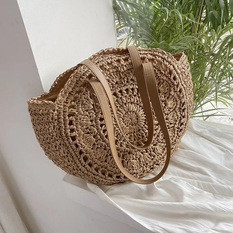 Handmade Woven Beach Tote