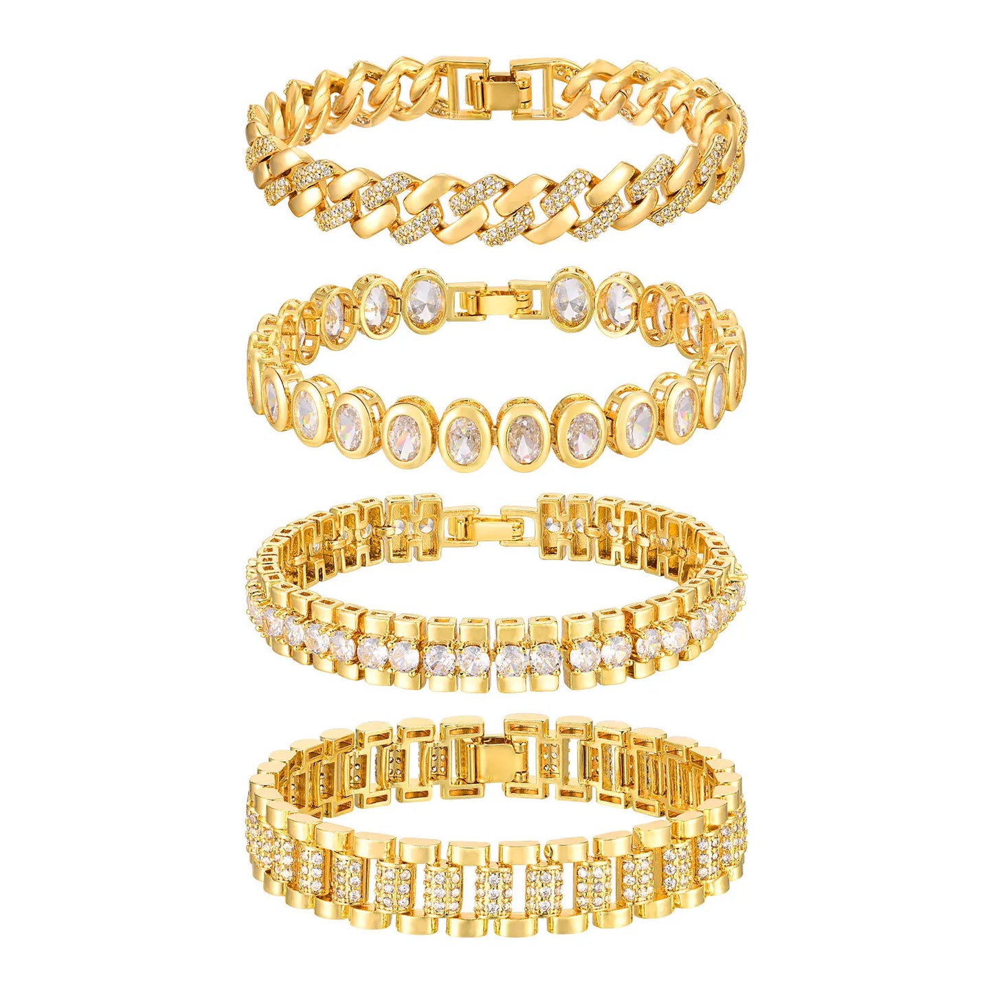 “Gold-Plated Adjustable Bracelet – Stackable Gift”