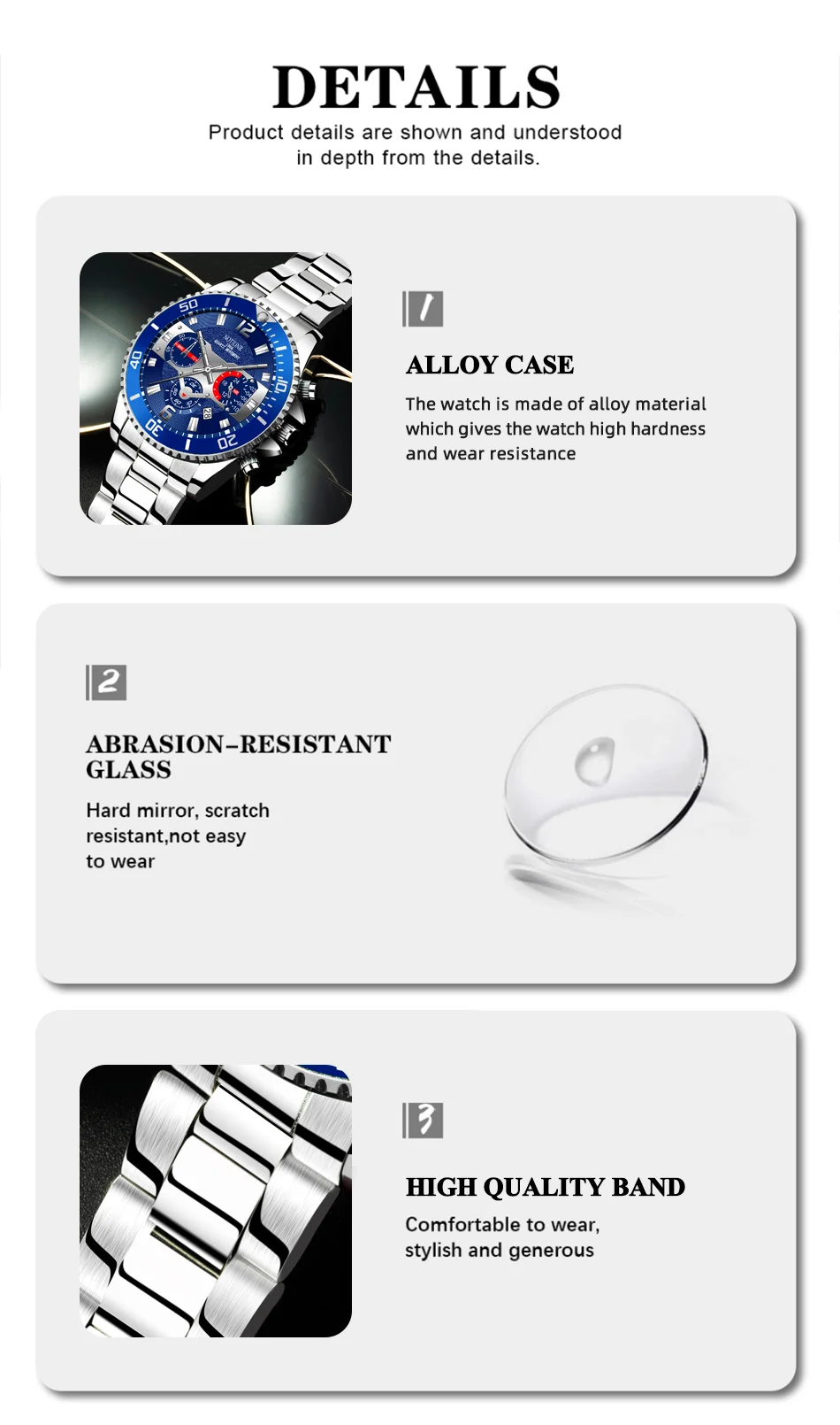 Men's Luxury Sports Quartz Watch