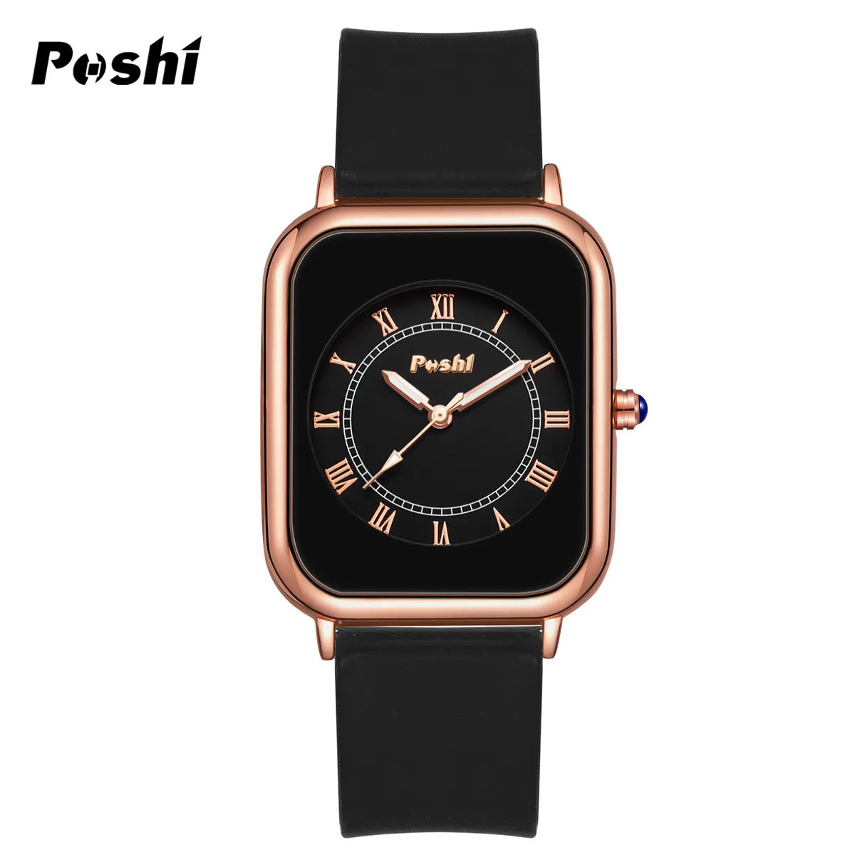 POSHI Fashion Women's Silicone Quartz Watch