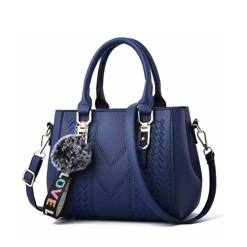 Women PU Leather Handbags Large Tote