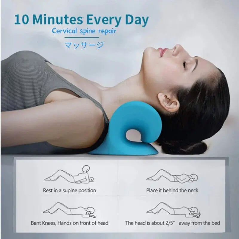 Vertebra Corrector & Acupressure Massager for Neck Support