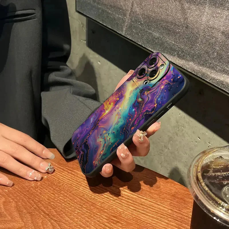 Amber Starry Sky Protective Cover – iPhone