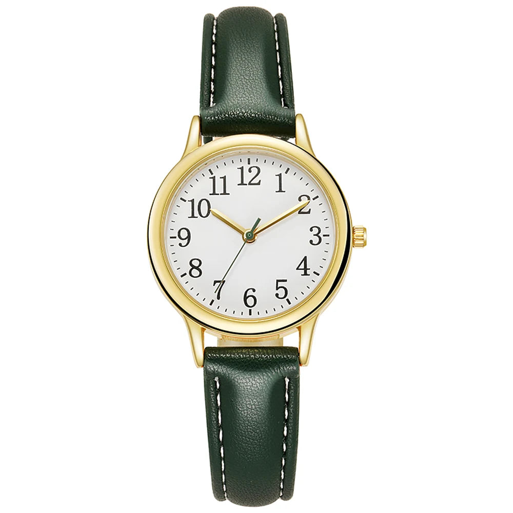 Women’s Fashion Quartz Watch – Easy Read, PU Strap