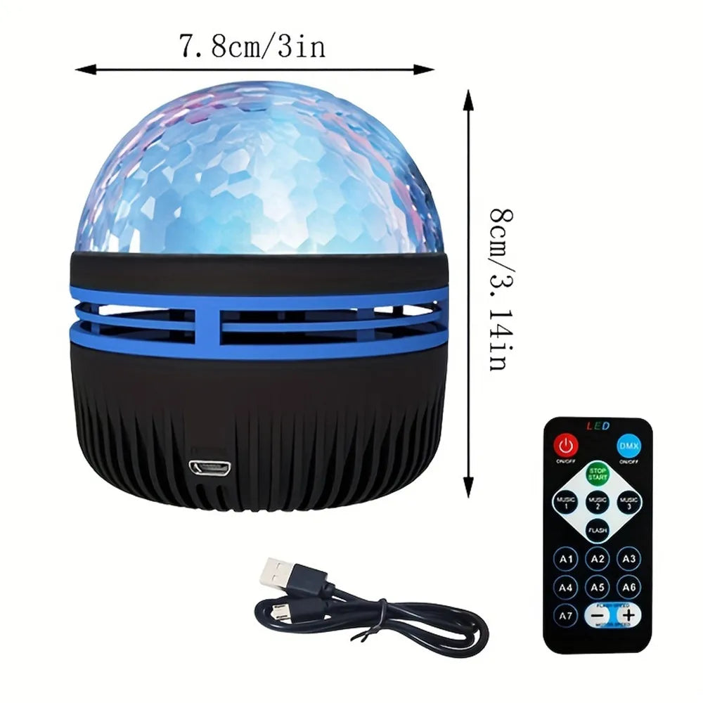 Galaxy Aurora LED Light – USB Projector for Bedroom & Party Decor
