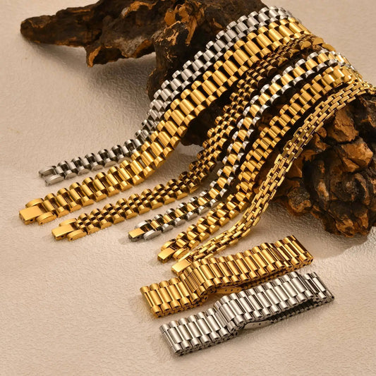 “Vnox Stainless Steel Link Bracelety