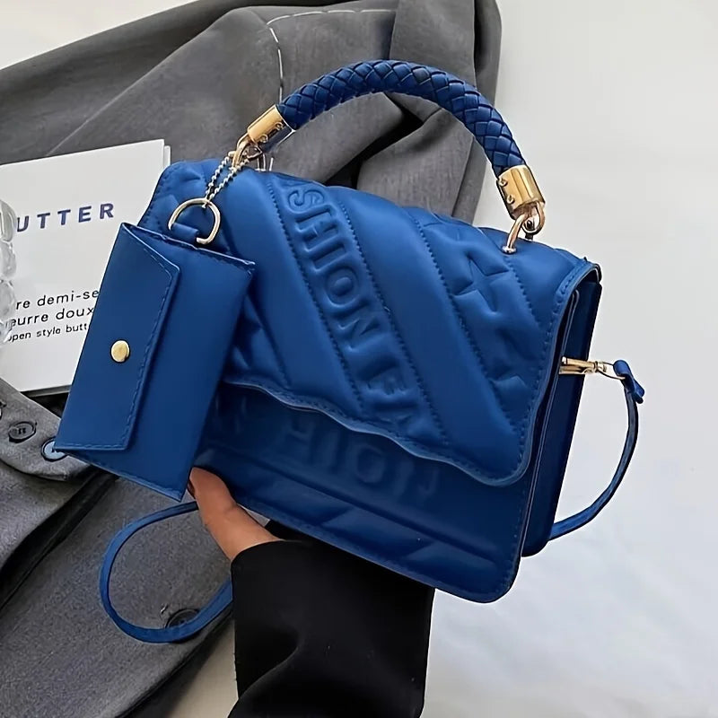 Stylish Women's Crossbody Purse with Coin Pouch